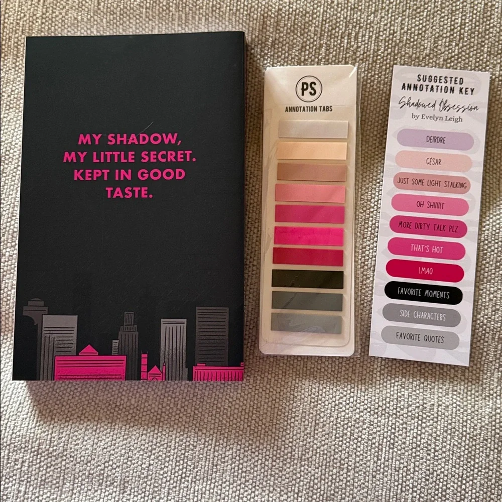 Probably smut special edition Shadowed Obsession Book with Accessories - Picture 2 of 2